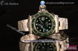 Rolex Submariner Swiss ETA 2836 Automatic 904 Steel Case with Green Dial Steel Bracelet and Dots Markers - 1:1 Origianl (JF)