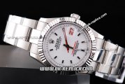 Rolex Datejust Turn O Graph Swiss ETA 2836 Automatic Movement with WhiteDial and Stick Marker-SSband