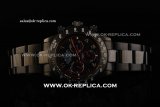 Rolex Daytona Automatic Movement with Black Dial and PVD Case-PVD Strap