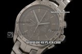 Tag Heuer Link 200 Meters Swiss Valjoux 7750 Automatic Movement Stainless Steel Case with Grey Dial and Silver Stick Markers-SS Strap