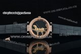 Cartier Le Cirque Animalier de Cartier Swiss Quartz Rose Gold Case Diamond Bezel and Black Dial with a Leopard