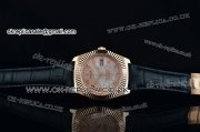 Rolex Sky-Dweller Asia 2813 Automatic Rose Gold Case Rose Gold Dial Numeral Markers