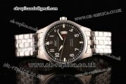 IWC Pilots Mark XVII Asia 2813 Automatic Steel Case with Grey Dial and Stick/Numeral Markers